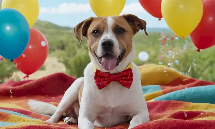 Un perro alegre con una cara deforme y arrugada