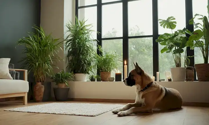 Limpia habitación libre de perros