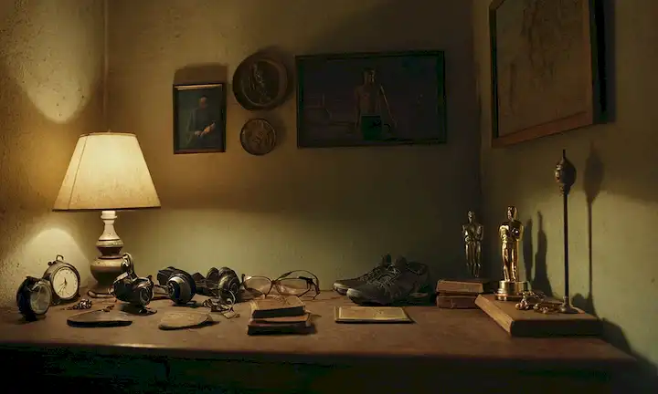 3D habitación con sombras lejanas
