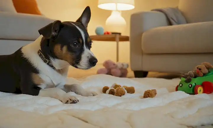 3 adorables perros de raza pequeña jugando